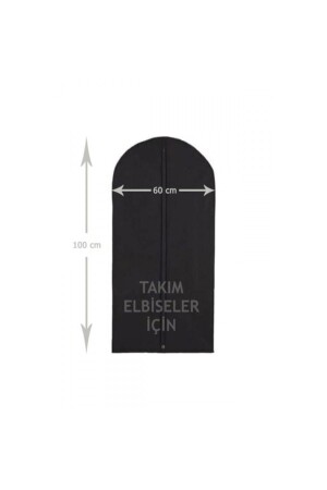 Suit Cover Gamboc 60x100 Black Interlining Nonvoven - Kolay-Alışveriş