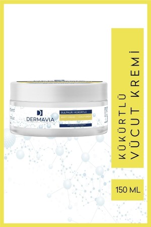 Sulfur Body Cream 150 ml Spotted Skin Anti-Scabies-Acne & Eczema Cream Sebum Balancer - Dermavia