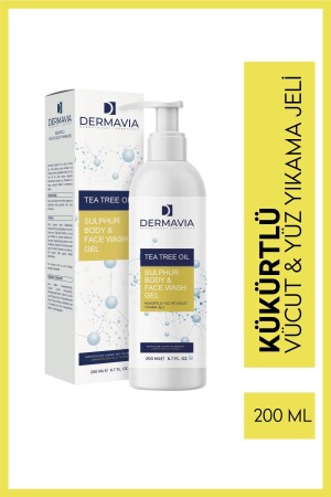 Sulfur Face and Body Washing Gel 200 ml Anti-Bacterial Effective Against Scabies, Acne & Eczema TYC00430316190 - Dermavia