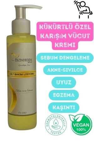 Sulphur Skin Care Lotion (SCABE-ITCHING) 150 ml reparierende Creme - Bizimhekim