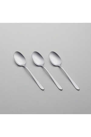 Sultan Dessert Spoon - 12 Pcs Dessert Spoon Stainless Steel NEHİR SULTAN 12PCS DESSERT SPOONS - Nehir