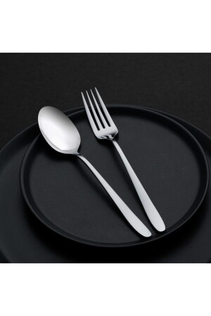 Sultan Plain 30 Piece Fork Spoon Set SULTAN30P - Nehir