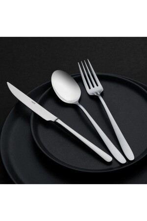 Sultan Plain 89 Piece Fork Spoon Knife Set SULTAN89P - Nehir