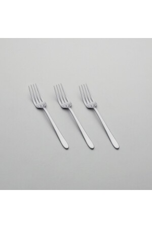Sultan Plain Dessert Forks 12 Pieces NEHİR SULTAN 12 PCS DESSERT FORKS - Nehir