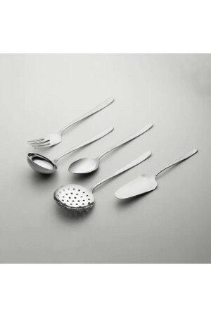 Sultan Sade 5 Piece Serving Ladle Set - Nehir