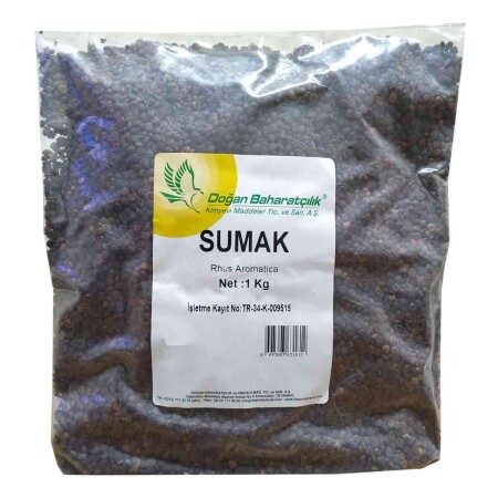 Sumachkorn, natürlich, 1000 g Packung - Doğan