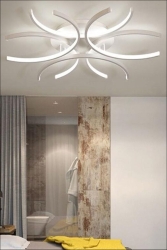 Sümbül Modernes Design, weiße Farbe, weißer LED-Café, Küche, Wohnzimmer, LED-Kronleuchter SMB23 - Fer Avize