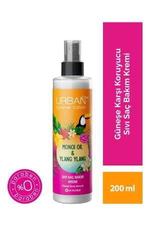 Summer-Monoi Oil&Ylang Ylang Sunscreen Liquid Hair Care Cream-Vegan-200ML - Urban Care