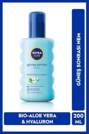 Sun After Sun Moisturizing Spray 200 Ml, with Aloe Vera Extract 80434-08200-17 - NIVEA