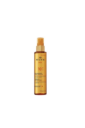 Sun Bronzing Face And Body Oil Spf10 150ml 3264680005862 - Nuxe