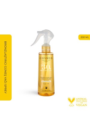 Sun Essential Bronzing Oil Spf 30 Bronzing Sun Oil Spray 200 ml 20908 - COSMED