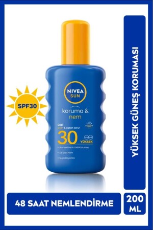 Sun Protection & moisture Moisturizing Sun Spray Gkf 30 200 ml 4005900253637 - NIVEA