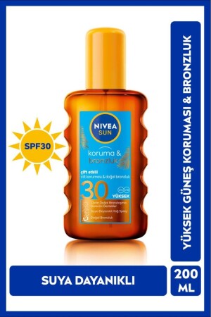 Sun Protection & Tan Tan Enhancing & Protective Sun Oil Gkf 30 200 ml 86038-08200-17 - NIVEA