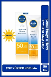Sun SPF50 Parlama Karşıtı & Güneş Koruyucu Yüz Güneş Kremi 50 ml, Matlaştırıcı Etki 10181988 - NIVEA