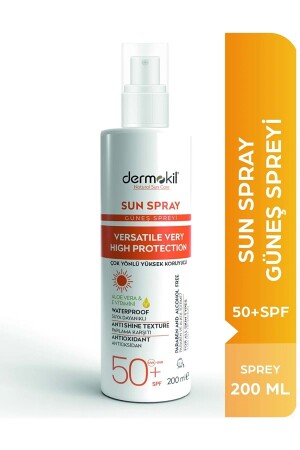 Sun Spray-Versatile High Protective Sun Spray 50 Spf 200 ml - Dermokil
