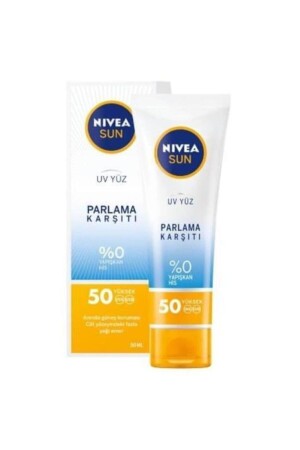 Sun Face Cream Shine Control Spf50 50 ml 4005900475558 - NIVEA