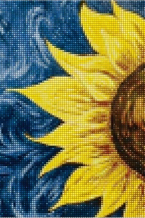Sunflower - Diamond Painting, Diamond Tapestry, Mosaic Painting, Diamond, Bead, Stone Processing 20 X 30cm Diamond4 - MAXİ