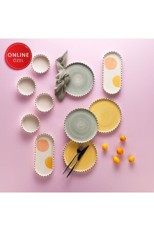 Sunny Breakfast Set for 4 People - 10 Pieces - assortment - Schafer
