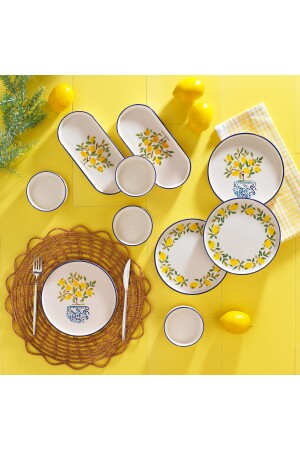 Sunny Breakfast Set for 4 People-10 Pieces-Yellow - Schafer