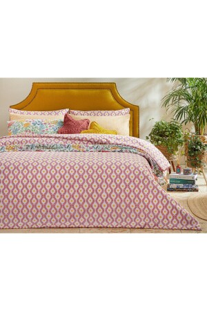 Sunny Side Easy Iron Single Duvet Cover 160x220 Cm Pink 10038589 - English Home