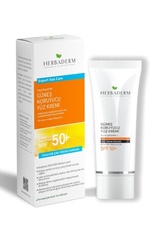 Sunscreen 50 SPF Face Cream 75 ml 8697711700705 - Herbaderm