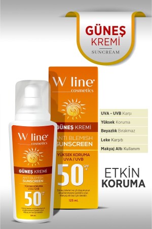 Sunscreen Anti Blemish Spf 50+ 125 Ml TYC00462704815 - wline