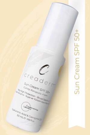 Sunscreen Creamspf 50+ (hyaluronicacid&coenzyme Q10) CRDRM5 - CREADERM