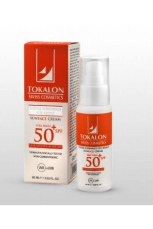 Sunscreen Face Cream 60ml*SPF50 TOKALON SUNSCREEN 60ML*SPF50 - Tokalon