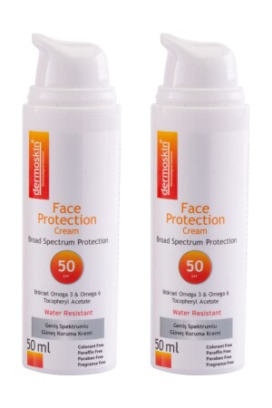 Sunscreen Protection SPF 50 -Advantage Pack of 2 8697796001315 - Dermoskin