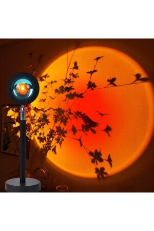 Sunset Projection Table Lamp Romantic Photo Shoot Lighting Stand Usb LED Light Red - The Mobile
