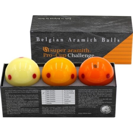 „Super Aramith Challenge Carom Ball Set“ 61,5 mm - Aramith