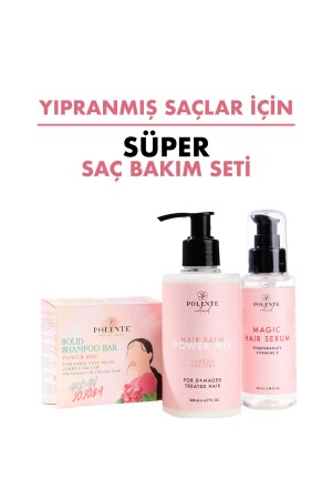 Super Care Set - For Damaged Hair - Polente Natural