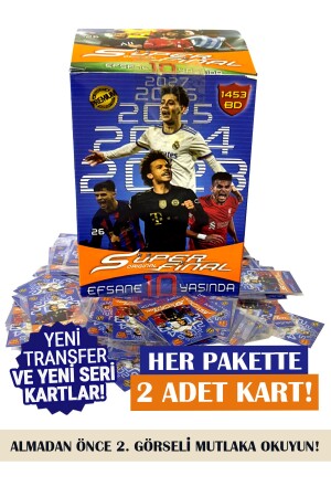 Süper Final Futbolcu Kartları 200 Adet 400 Kart 2022 Futbol Oyun Kartları AksanOyuncakS200 - AKSAN