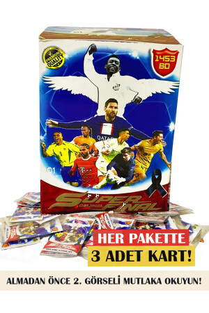 Super Final Mechanical Men Latest Series Football Player Cards 100 Pack of 3 (300 CARDS) (WITHOUT BOX) - Süper Final
