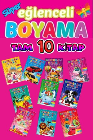 Super Fun Coloring Set 10 Books - Gönül Yayincilik