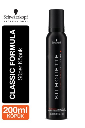 Super Hold Volumizing Hair Mousse 200ml | - Silhouette
