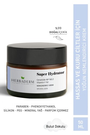 Super Hydrator Intense Moisturizer Ceramide Np + Vitamin F, Sensitive Skin 8697711702754 - Herbaderm