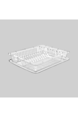 Super Luxury Transparent Large Size Dish Strainer Dish Rack Plate Rack Dish Basket - Anadolu Avm