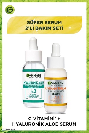 Super Serum 2-pack Care Set Vitamin C + Hyaluronic Aloe - Garnier