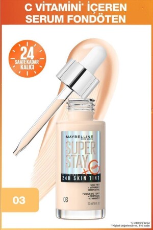 Super Stay Skin Tint Foundation - 03 - Maybelline New York