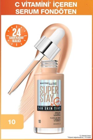 Super Stay Skin Tint Foundation - 10 - Maybelline New York