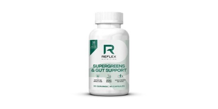 Süper Yeşiller ve Bağırsak Desteği - 90 kapsül - Reflex Nutrition