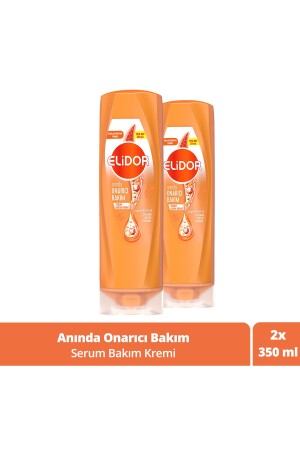 Superblend Serum Bakım Kremi Anında Onarıcı Bakım C Vitamini Keratin Seramid 350 ml X2 - Elidor
