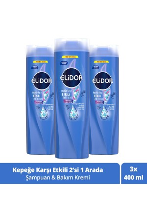Superblend Shampoo and Care Conditioner Effective Against Dandruff 2 in 1 400 ml - Elidor