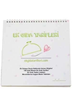 Supplementary Food Recipes Book - With Calendar Design - Turuncu Bebek