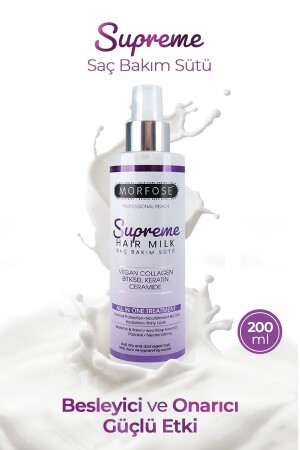 Supreme Saç Bakım Sütü 200 ml Önleyen Yumuşak Saçlar - Morfose