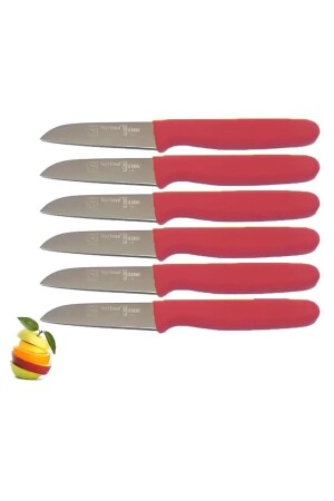 Sürbısa 6-Piece Fruit Knife Red 61007 26. HIRD. 01. 0106 - Sürbisa
