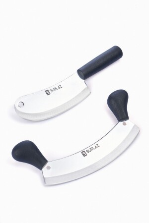 Surlaz Armor Knife Set Onion Cleaver Mincing Knife Practical Set of 2 - Sürlaz Elit