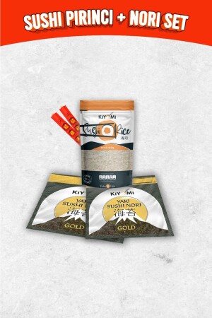 Suşi Pirinci - Doğal Sushi Nori Set ElisaGidaSushiPirinciNori - Elisa Gıda