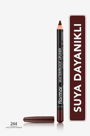 Suya Dayanıklı Dudak Kalemi (KAHVE) - Waterproof Lipliner - 244 Chocolate Fondue - 8690604567591 - Flormar